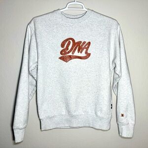 Official BTS DNA Varsity Sweatshirt 03 Big Hit Ent. Women’s Large Gray